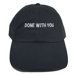 Done with you hat 🔥NEW🔥